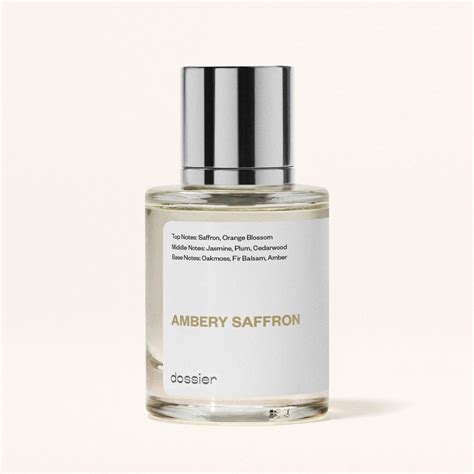 dossier ambery saffron perfume|baccarat rouge 540 dossier perfume.